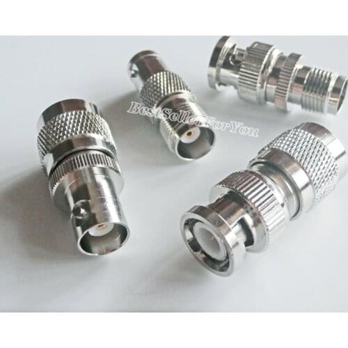 4Pcs BNC To TNC Type Male Female RF Connector Adapter Test Converter Kit Set