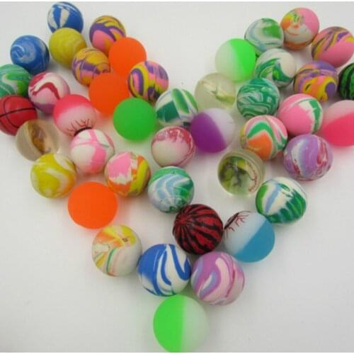 4Styles New Colorful Toy Ball Mixed Bouncy Ball Child Elastic Rubber Children Kids Outdoor Bath Bouncy Toys Cool Fast Delivery