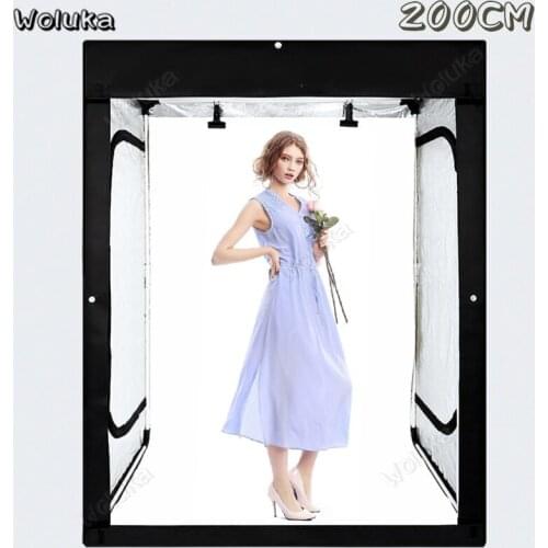 8 LED strips 200CM Studio Product Photo Soft Light Box Still Life Desk Background Board Clothing Portrait Photo Box CD50 T10