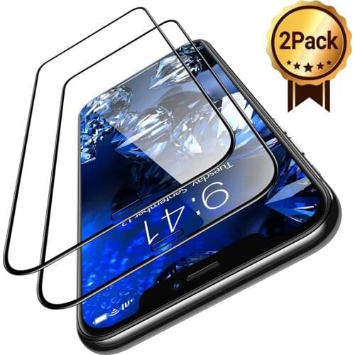 9D Curved Edge Full Protective Glass Film For iphone 11 pro max se 2020 7 plus 6s 8 xs max xr 12 Tempered Glass Screen Protector