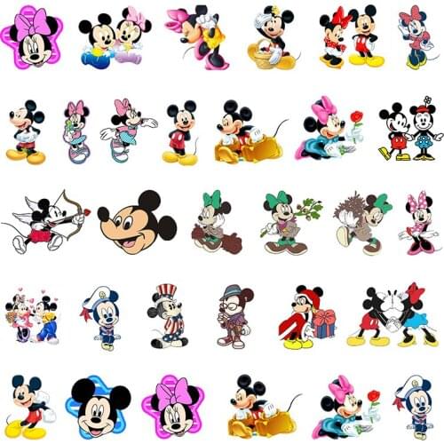 Disney Mickey Minnie Non-porous Accessories Acrylic Jewelry Making DIY Jewelry Accessories Epoxy Resin Accessories Jewelry