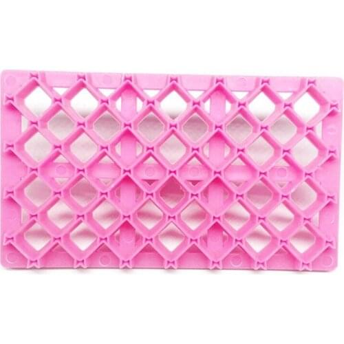 Diamond Shape Sugarpaste Gum Icing Baking Fondant Cake Raft Equipment Tool Embosser Cutter Icing Embosser Mould