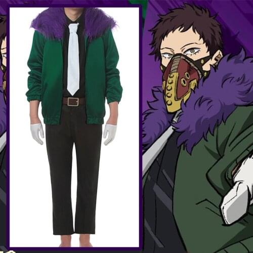 Anime Comic My Hero Academia Cosplay Costumes Overhaul Chisaki Kai Cosplay Costume Suits Men Uniforms Jacket Coat Full Sets