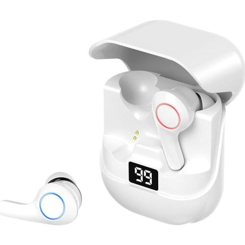 30pcs PT08 tws Wireless earphone with Microphones TWS Bluetooth Earphones Sports Waterproof Headsets Touch Control Earbuds