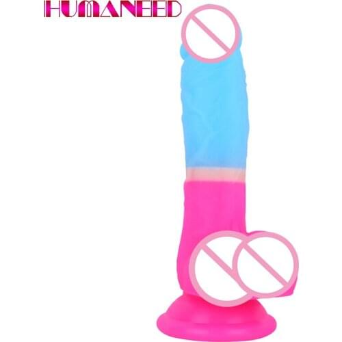 26*5cm Rainbow Huge Dildos Animal Horse Penis With Strong Suction Cup Strapon Big Dick Sex Toys For Women Flirt Sex Shop Cock