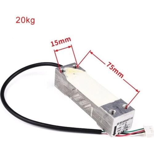 Load Cell Weight Sensor 20KG HX711 Module Electronic Scale Aluminum Alloy Weighing Pressure Sensor Ad Module