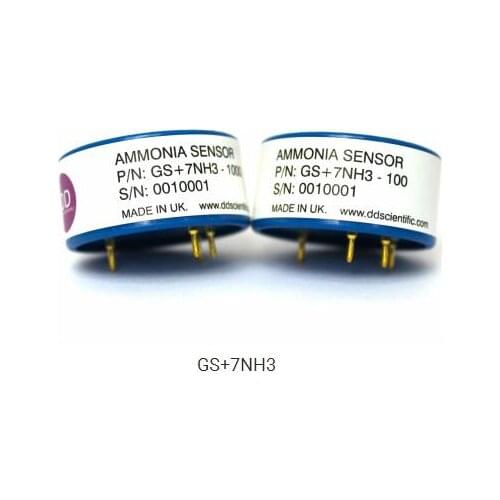 GS+7NH3 Non-biases NH3 sensors in a 32mm diameter sensor, ideal for fixed systems, and also available in 2 gas detection ranges