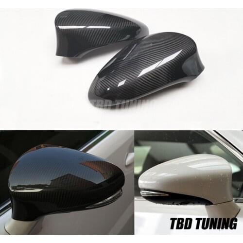 For Lexus IS is200 is250 is300 is300h ES es250 es330h es350 CT ct200h GS RC RCF 2011- 2019 Real Dry Carbon Mirror Cover