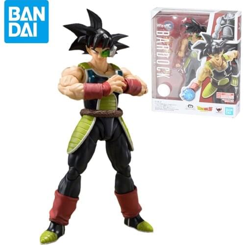 Bandai SHF Dragon Ball 15cm Bardock Anime Model Action Figure Adult Doll Decoration Toy Childrens Birthday Gift