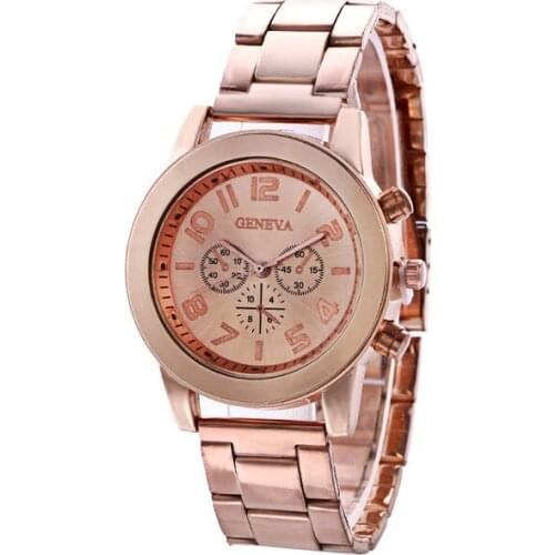 Guote Mens Gold Watch
