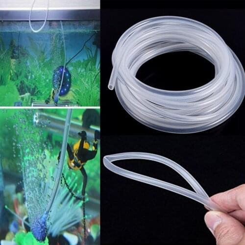 3/5M Oxygen Pump Hose For Air Bubble Stone Aquarium Fish Tank Pond Pump Aquarium Air Pump Aquarium Accessories Various sizes