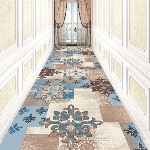 3D Flower Pattern Hallway Corridor Rug Indoor Doormat Decor Floor Area Rug Kitchen Bedroom Rug National Style Living Room Carpet