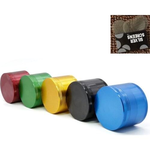 Hot Solid color 63x47mm 4 Layers Wavy shape Smoking Herb Grinders Tobacco Cigarette Quality Grinder Combustion piece gift