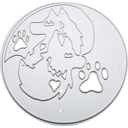 Wolf Metal Cutting Dies Stencil DIY Scrapbooking Album Paper Card Template Mold Embossing Decoration
