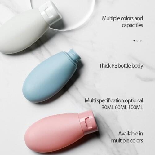 Refillable Bottle Travel Sub-bottling Shampoo Shower Gel Cosmetic Lotion Hand Sanitizer Silicone Large Capacity Bottles Portable