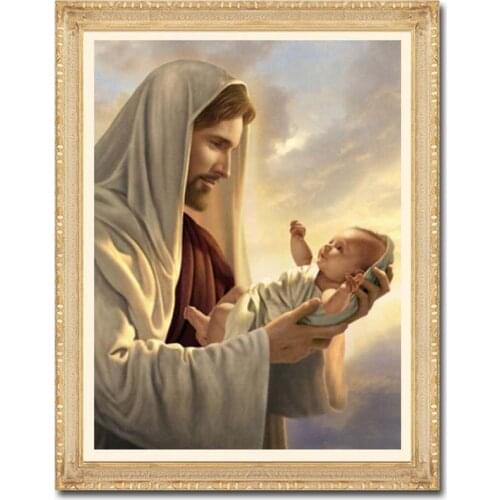 NEW 5d Square diamond Painting Cross Stitch kits Diamond embroidery religions Jesus Christ Mosaic pattern arts and crafts gift