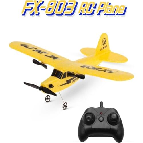 New FX-803 2.4G 2CH 340mm Wingspan Foam RC Plane radio Remote Control Glider Planes Fixed Wing EPP RC Airplane Aircraft RTF Toy
