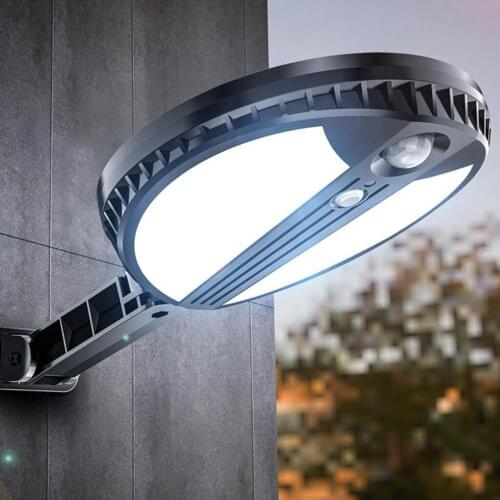 LED Solar Powered Wall Security Night Light Outdoor Motion Sensor Light IP65 Waterproof Garden Decoration Lighting