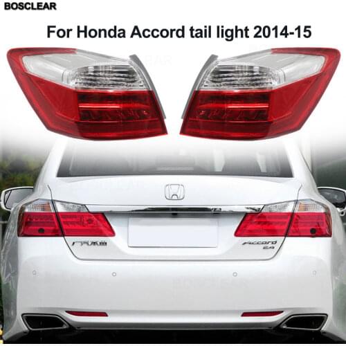 TailLamp Taillight For HONDA ACCORD 9th 2014 15 16 17 18 19 Rear Bumper Stop Reverse Turn Signal Combined Light Housing Assembly