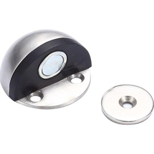 Door Ironmongery Lock Heavy Duty Strong And Durable Stainless Steel Metals Super Suction Design Hardware Half Moon Stopper