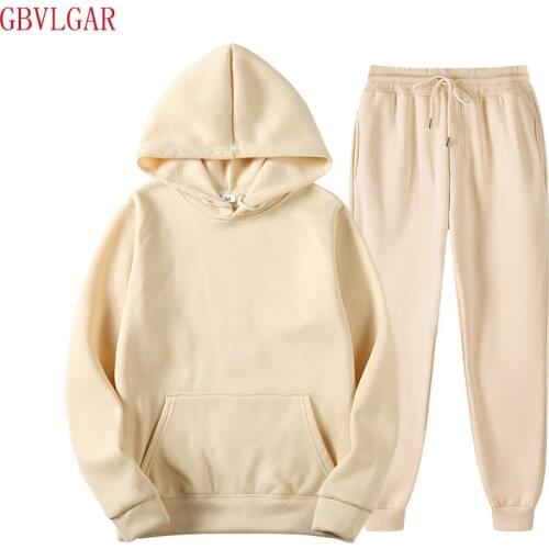 2021 Spring Autumn Women Tracksuit Short Sweatshirts and Sweatpants 2 Piece Set Casual Solid Sports Suit Jogger Workout Clothing