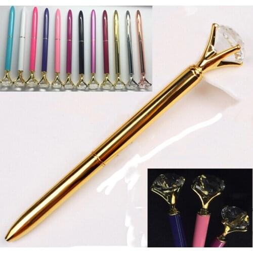 1PC 2019 new arrival diamond pen queen gem crystal gift pen free shipping