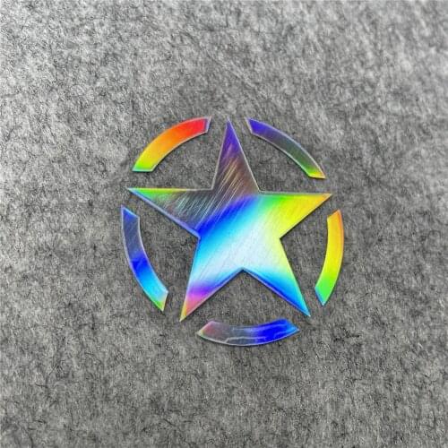 1PCS Car Styling and Decals for STAR US Motorcycle Laptop Army War Bicycle Stickers Reflective 5cm