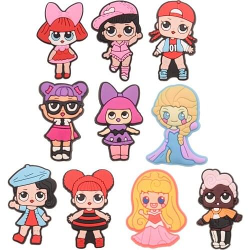 30PCS PVC Princess Supplies for HairBows Center Baby Grils Hair Accessories For DIY Barrette Headwrap Accessory