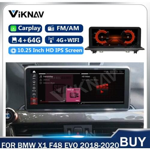 10.25 inch Android Car Radio For BMW X1 F48 EVO 2018-2020 Car Stereo Audio Navigation GPS CarPlay Multimedia Player Head Unit
