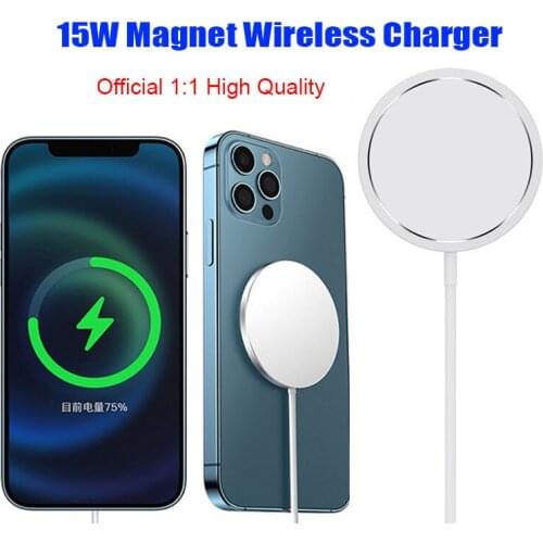 15W Magnet Wireless Magsafing Charger for iPhone12 Pro Max Mobile Phone Magnetic Charger For iPhone 12 Mini