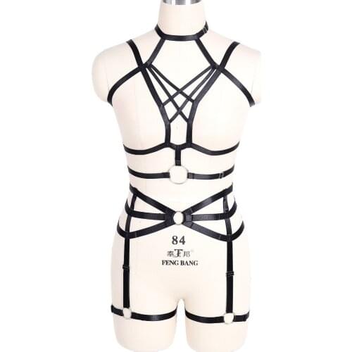 Fetish Womens Underwear Stocking Garter Erotic Lingerie Adjustable Bdsm Suspender Goth Harness Belt Rave Wear Sword Belt