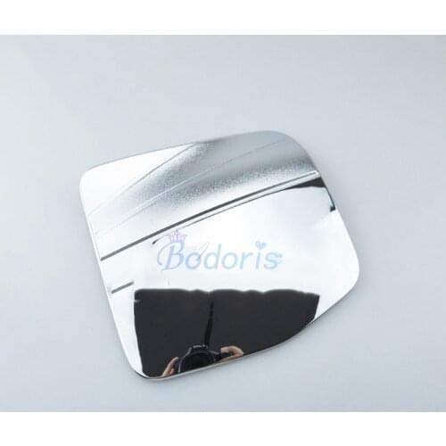 Chrome Car Styling Fuel Tank Cap Gas Box Cover Trim Frame Garnish Panel Kit 2012-2018 For ISUZU DMAX D-MAX D MAX Accessories