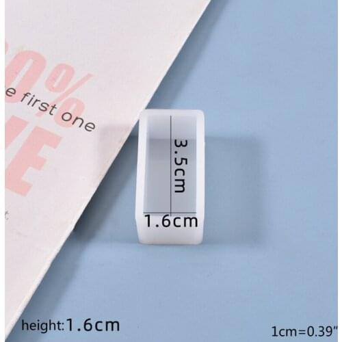 Epoxy Resin Mold Resin Dried Flower Filling Cuboid Ornaments DIY Silicone Mould