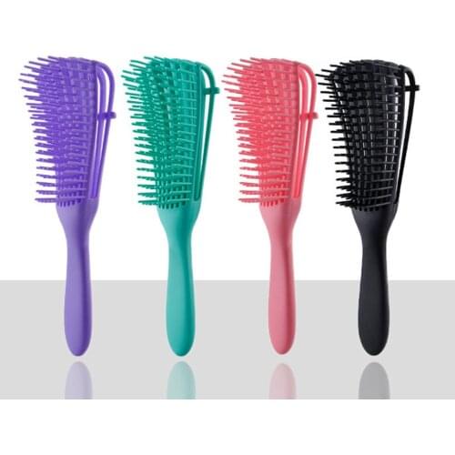 Massage Hair Brush Detangling Wet Hair Comb For Curly Wet Dry Oil Thick Hair Ergonomic Design Tangle Comb