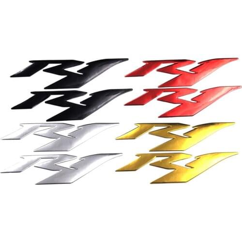 Motorcycle 3D Emblem Badge Decal Tank Wheel R1 Sticker Soft Reflective Decal For Yamaha YZF-R1 YZFR1 2001 2002 2003 2004 2005