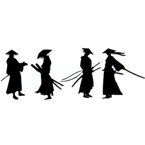 2021 New Japanese warriors Cutting cutter Die Mold Diy Scrapbook Decoration Wooden Knife Mould Suitable For Fustelle