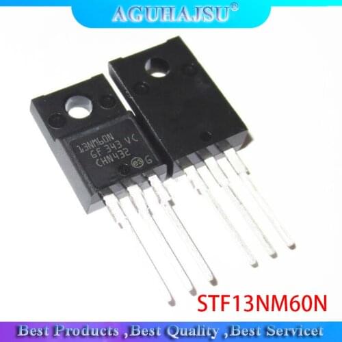 10PCS STF13NM60N 13NM60N 13NM60 MOSFET N-CH 600V 13A MDMESH MDmesh new original