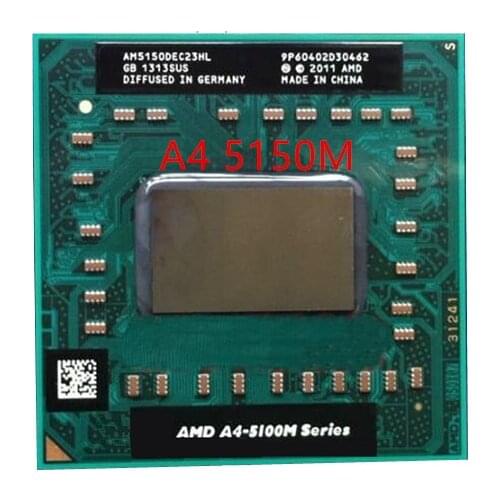 Original AMD A4-5150M A4 5150M AM5150DEC23HL 638 pin PGA Computer CPU processor for laptop notebook