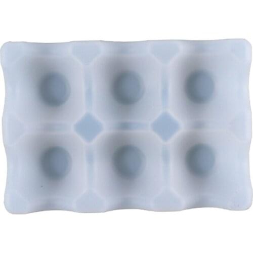 DIY Crystal Epoxy Mold Creative Egg Grid Egg Storage Decoration Silicone Mold for Egg Tray Resin Casting