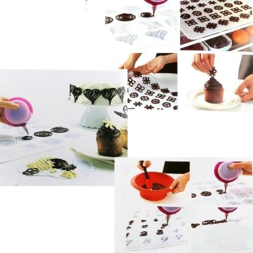 Silicone Cupcake Mat For Baking Fondant Cake Decorating Tools Kitchen Kit Decomat Cake Decoration Mold Pastry Pen Nozzles Set