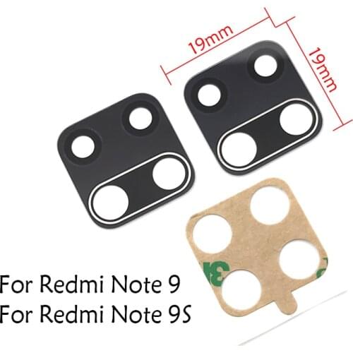 20Pcs Camera Glass For Xiaomi Redmi Note 9 10 Pro Max 9S 9C / Mi 11 10T Lite K40 Rear Back Camera Glass Lens With Adhesive