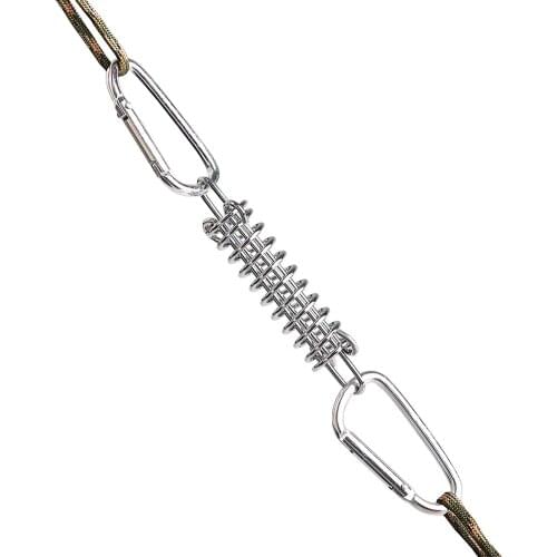 Wind Rope Buckle Outdoor Camping High Strength Tightening Fixed Spring Hook Buckles for Travel Hiking Aluminium Alloy