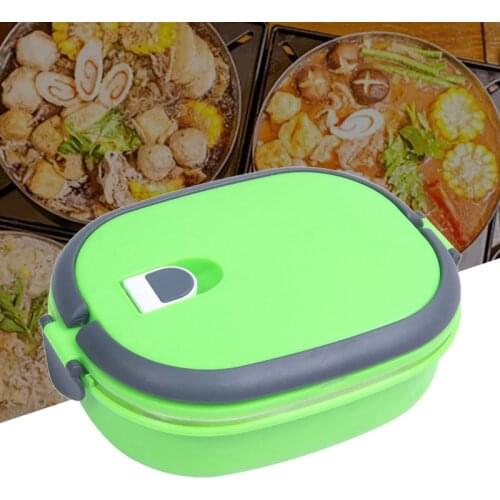 High Quality Insulated Lunch Box Food Storage Container Thermo Thermal Green