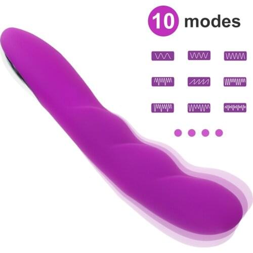 Female Adult Toy Vibrator Dildo for Women with 10 Strong Vibration Modes Effortless Insertion G Spot Clitoral Vibrator Sex Toy
