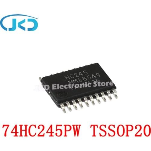 10pcs 74HC245PW 74HC245P 74HC245 TSSOP-20 New IC