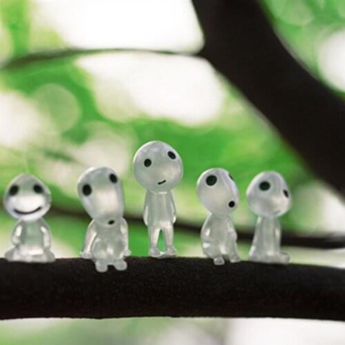 10PCS Luminous Tree Elves Doll Tree Elves Gardening Decorative Beautiful Exquisite Resin Gardening Accessories Ornaments