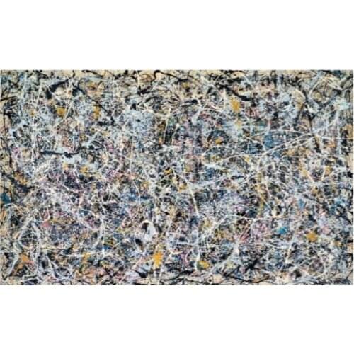 100% handmade oil painting Reproduction on linen canvas, Jackson Pollock 's reproduction, 100% handmade,Museum Quality