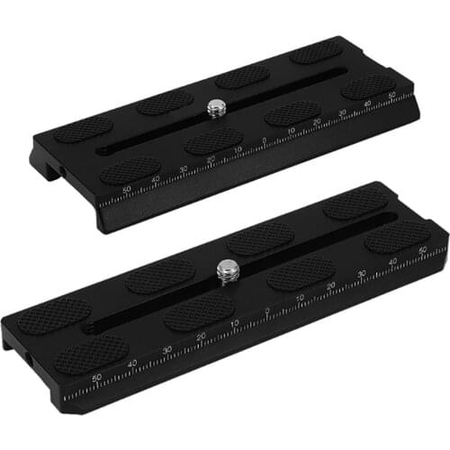 120mm 1/4" Screws Camera Mounting Quick Release Plate for DJI Ronin S/SC Gimbal aluminum alloy Handheld Stabilizer Accessories