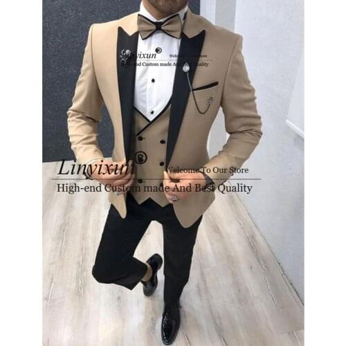 2021 New Arrival Latest Designs Mens Classic Suits for Wedding Groom Tuxedo Slim Fit Terno Masculino Prom Party 3 Pieces