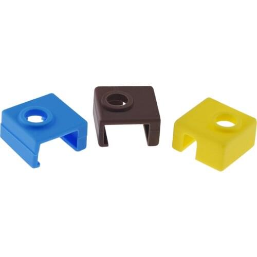 3D Printer MK8 Protective Silicone Sock Cover Case for Heater Block of Creality CR10 CR-10S S4 S5 Anet A8 MK7/MK8/MK9 Hotend